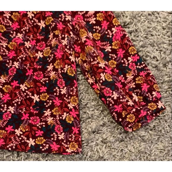 Anthropologie Maeve Decatur Floral Print Tunic Top Blouse sz XS - Picture 3 of 6